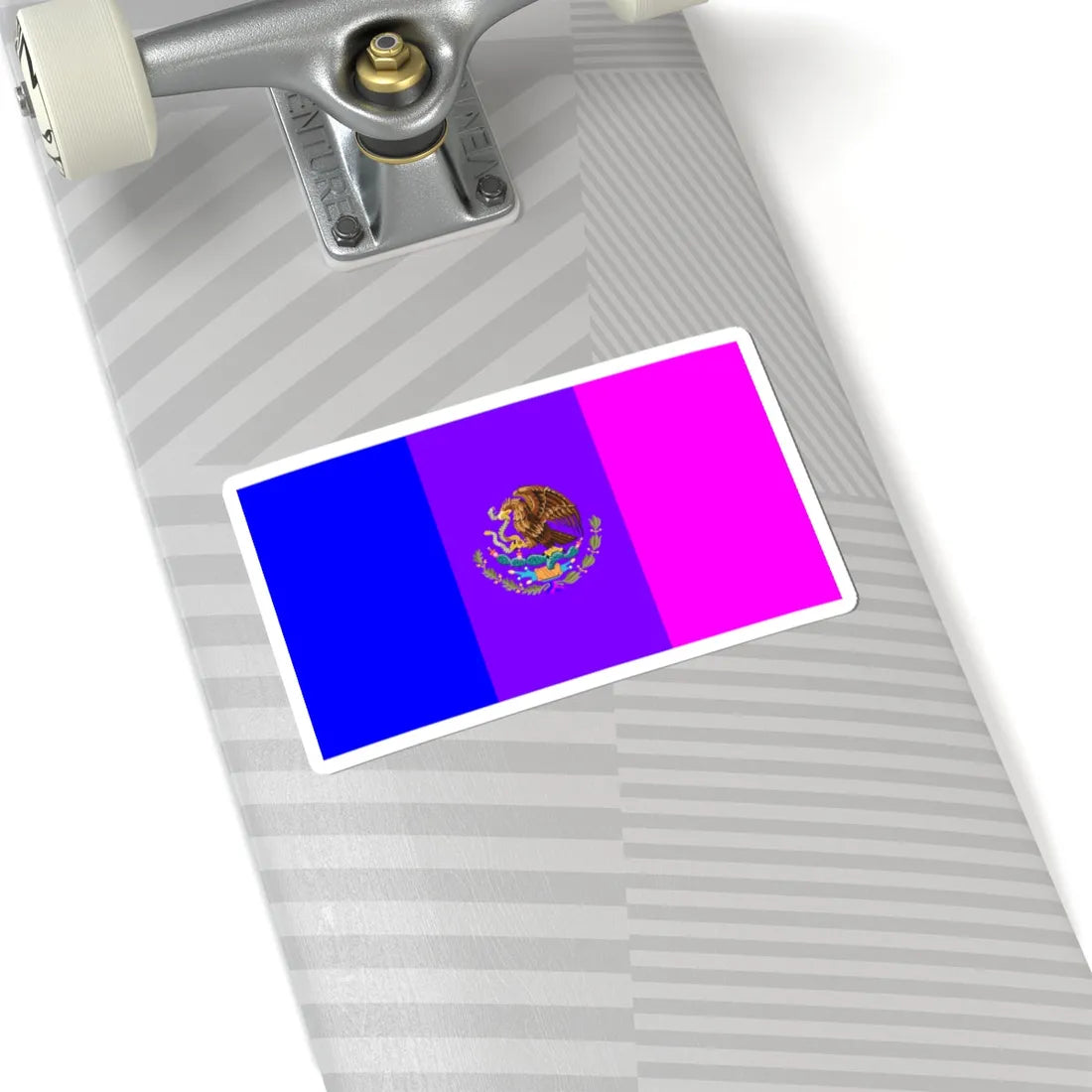 Bisexual Pride Flag of Mexico (Mexico) STICKER Vinyl Kiss-Cut Decal - The Sticker Space
