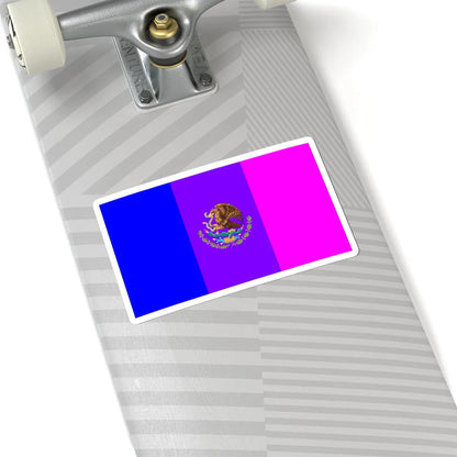 Bisexual Pride Flag of Mexico (Mexico) STICKER Vinyl Kiss-Cut Decal - The Sticker Space
