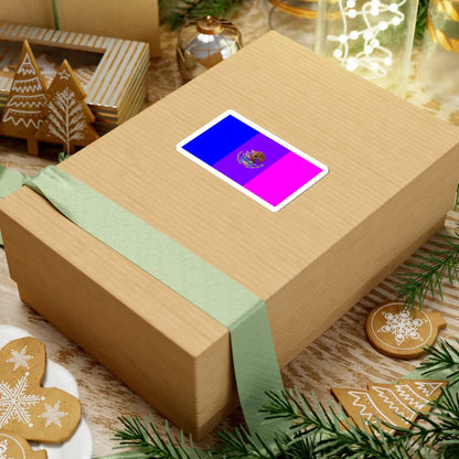 Bisexual Pride Flag of Mexico (Mexico) STICKER Vinyl Kiss-Cut Decal - The Sticker Space