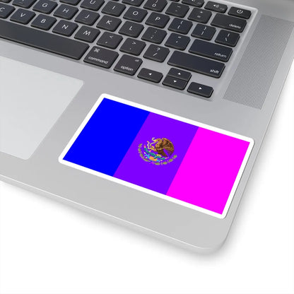 Bisexual Pride Flag of Mexico (Mexico) STICKER Vinyl Kiss-Cut Decal - The Sticker Space