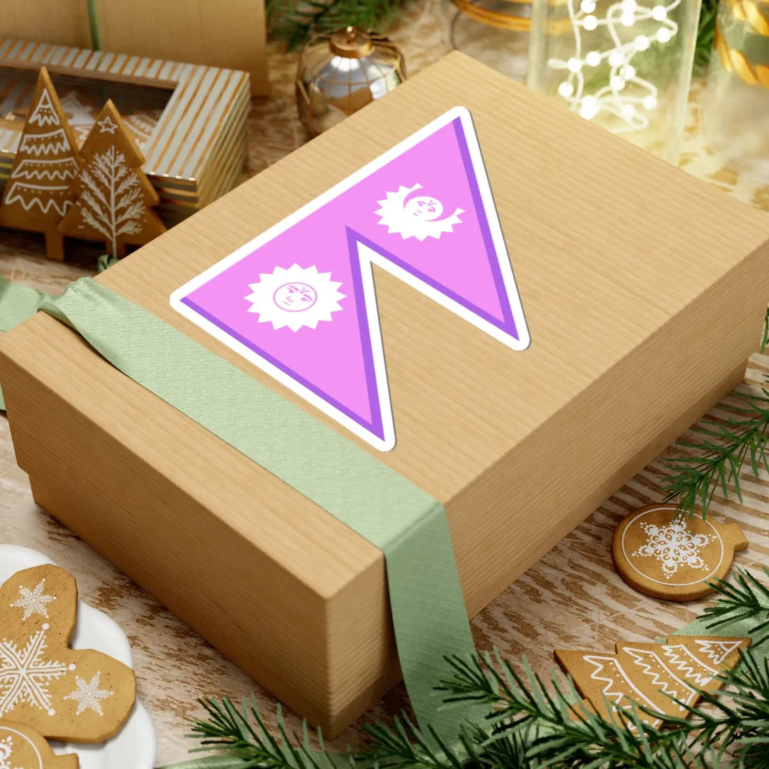 Bisexual Pride Flag of Nepal 1930-1962 (Nepal) STICKER Vinyl Kiss-Cut Decal - The Sticker Space