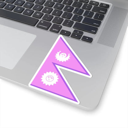 Bisexual Pride Flag of Nepal 1930-1962 (Nepal) STICKER Vinyl Kiss-Cut Decal - The Sticker Space