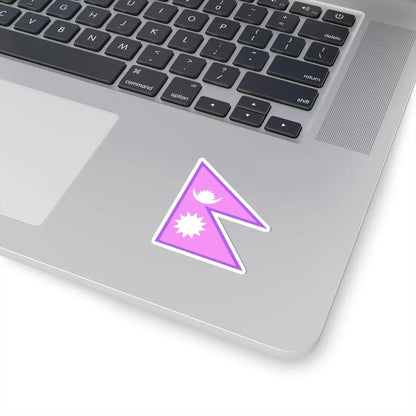 Bisexual Pride Flag of Nepal (Nepal) STICKER Vinyl Kiss-Cut Decal - The Sticker Space