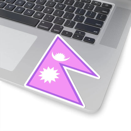 Bisexual Pride Flag of Nepal (Nepal) STICKER Vinyl Kiss-Cut Decal - The Sticker Space