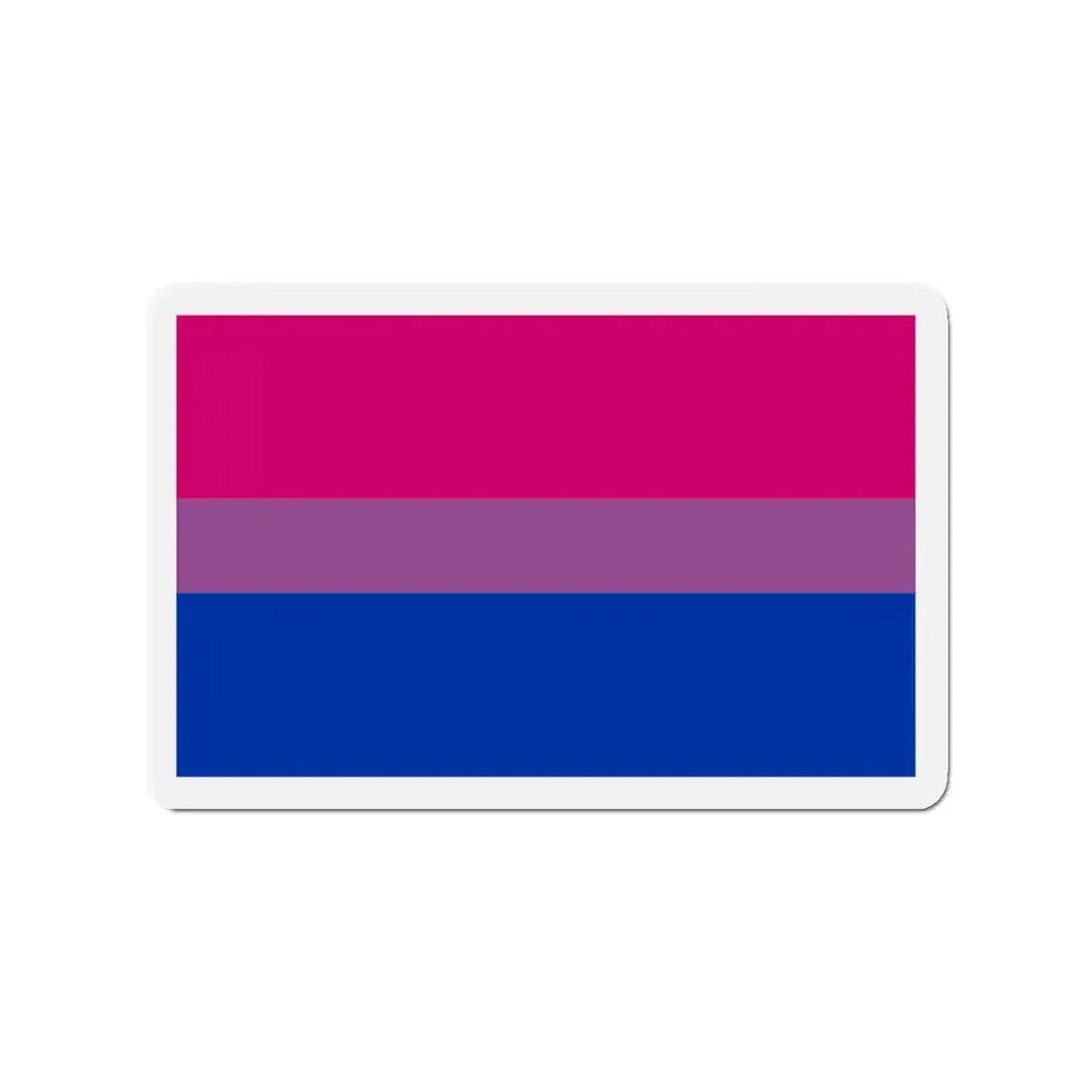 Bisexual Pride Flag - Refrigerator Magnet 2 Inch - The Sticker Space