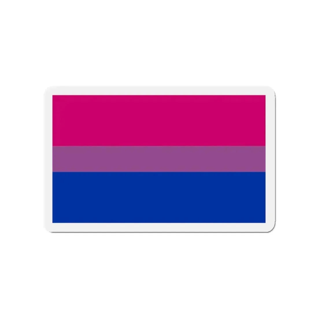 Bisexual Pride Flag - Refrigerator Magnet 3 Inch - The Sticker Space