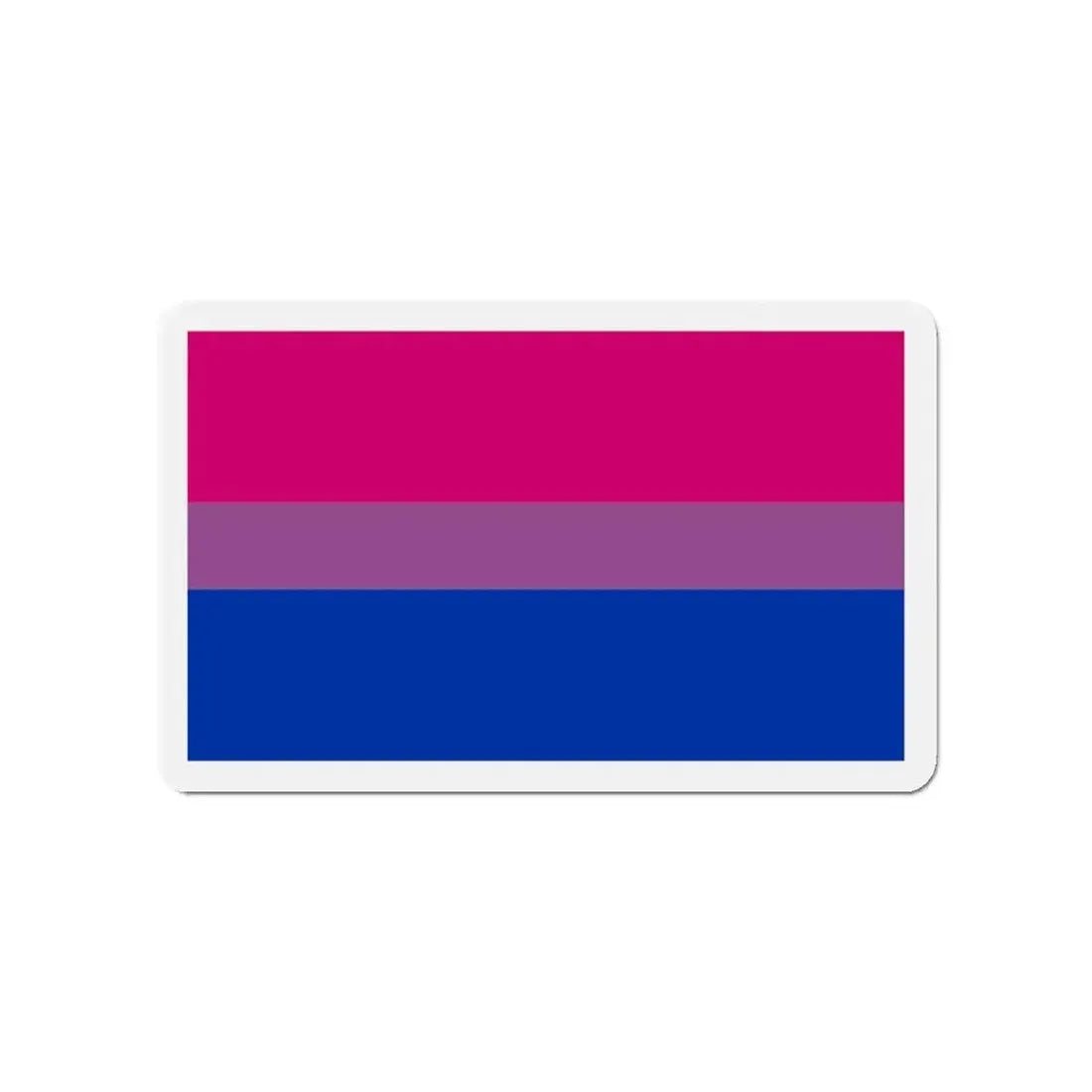 Bisexual Pride Flag - Refrigerator Magnet 4 Inch - The Sticker Space
