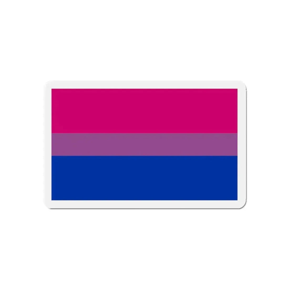 Bisexual Pride Flag - Refrigerator Magnet 5 Inch - The Sticker Space