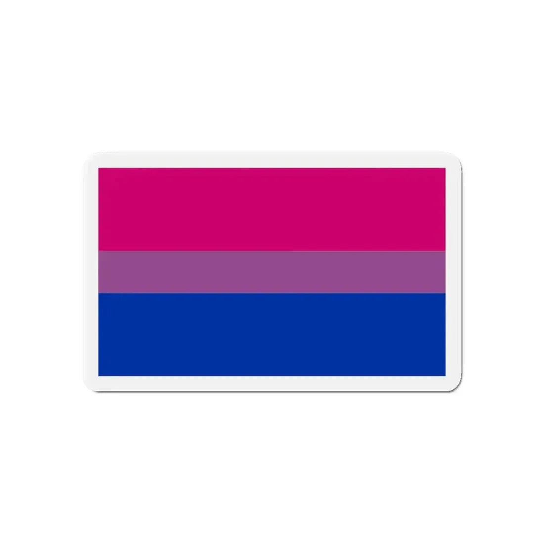 Bisexual Pride Flag - Refrigerator Magnet 6 Inch - The Sticker Space