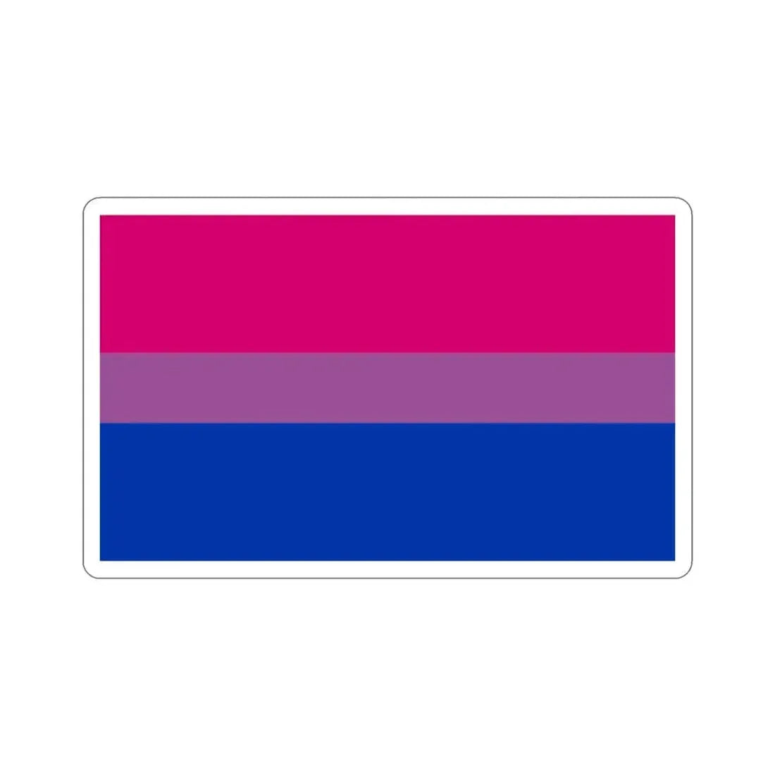 Bisexual Pride Flag STICKER Vinyl Die-Cut Decal 2 Inch - The Sticker Space
