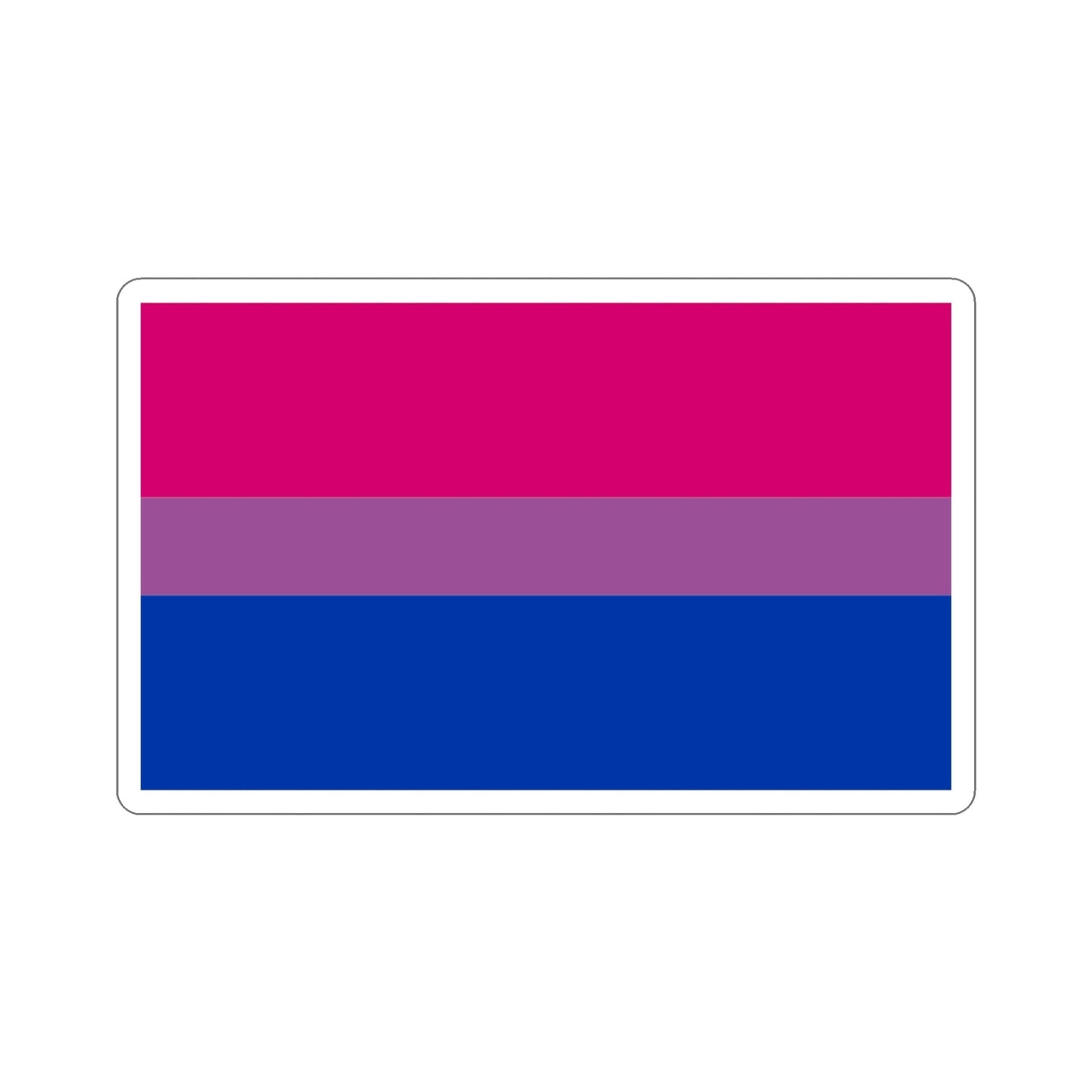 Bisexual Pride Flag STICKER Vinyl Die-Cut Decal-3 Inch-The Sticker Space