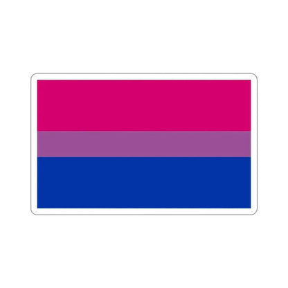 Bisexual Pride Flag STICKER Vinyl Die-Cut Decal 3 Inch - The Sticker Space