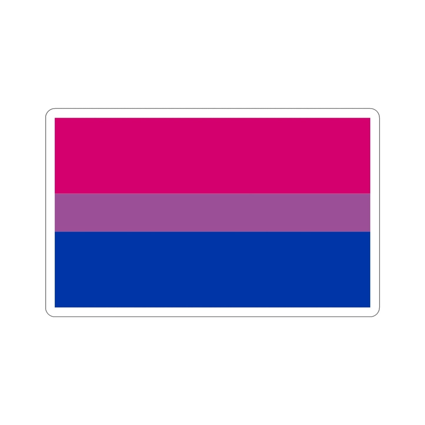 Bisexual Pride Flag STICKER Vinyl Die-Cut Decal-4 Inch-The Sticker Space