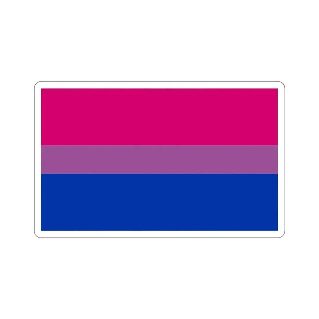 Bisexual Pride Flag STICKER Vinyl Die-Cut Decal 4 Inch - The Sticker Space