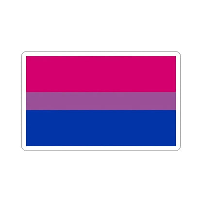 Bisexual Pride Flag STICKER Vinyl Die-Cut Decal 4 Inch - The Sticker Space
