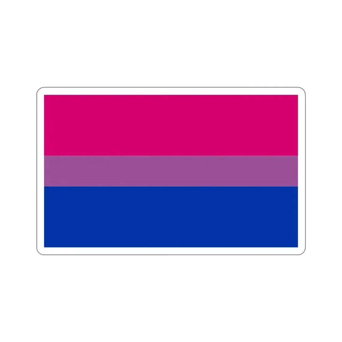 Bisexual Pride Flag STICKER Vinyl Die-Cut Decal 5 Inch - The Sticker Space