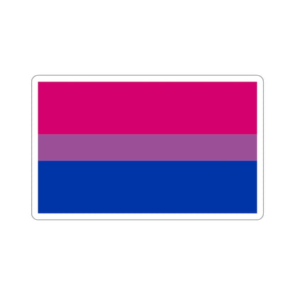 Bisexual Pride Flag STICKER Vinyl Die-Cut Decal-6 Inch-The Sticker Space