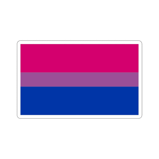 Bisexual Pride Flag STICKER Vinyl Die-Cut Decal-6 Inch-The Sticker Space