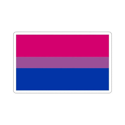 Bisexual Pride Flag STICKER Vinyl Die-Cut Decal 6 Inch - The Sticker Space
