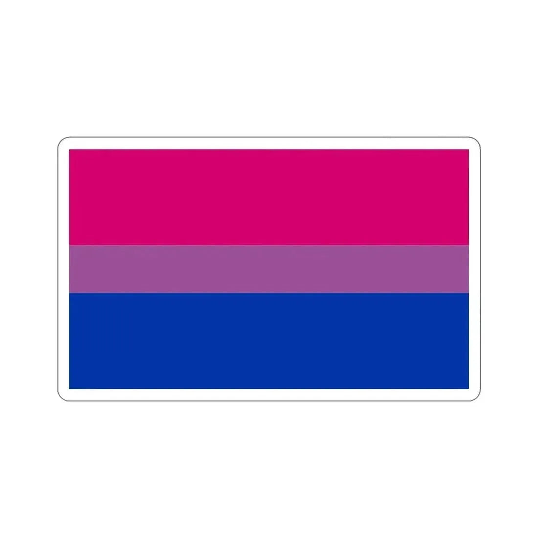 Bisexual Pride Flag STICKER Vinyl Die-Cut Decal - The Sticker Space
