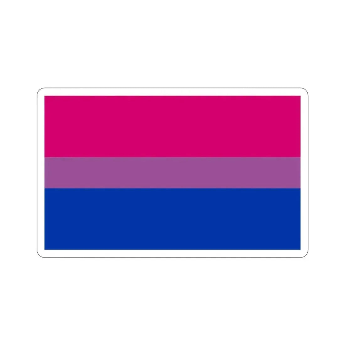 Bisexual Pride Flag STICKER Vinyl Die-Cut Decal - The Sticker Space