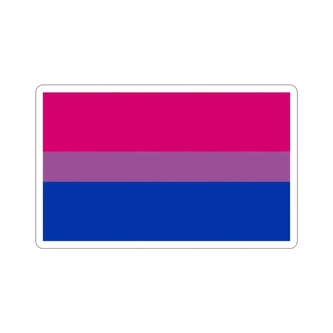 Bisexual Pride Flag STICKER Vinyl Die-Cut Decal - The Sticker Space