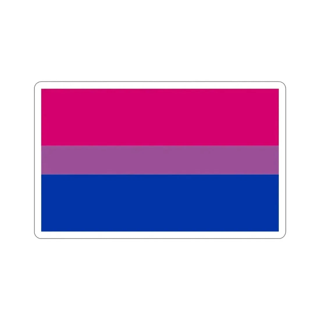 Bisexual Pride Flag STICKER Vinyl Die-Cut Decal - The Sticker Space