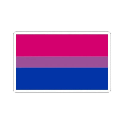 Bisexual Pride Flag STICKER Vinyl Die-Cut Decal - The Sticker Space