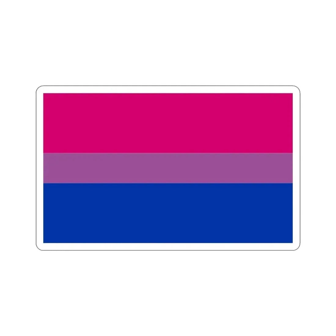 Bisexual Pride Flag STICKER Vinyl Die-Cut Decal - The Sticker Space