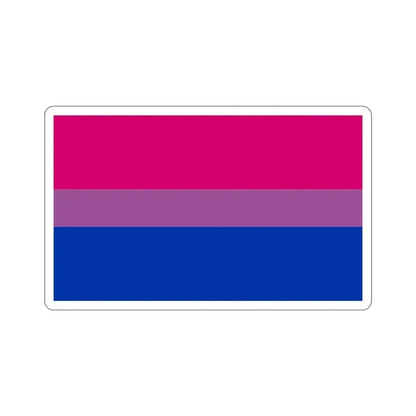 Bisexual Pride Flag STICKER Vinyl Die-Cut Decal - The Sticker Space