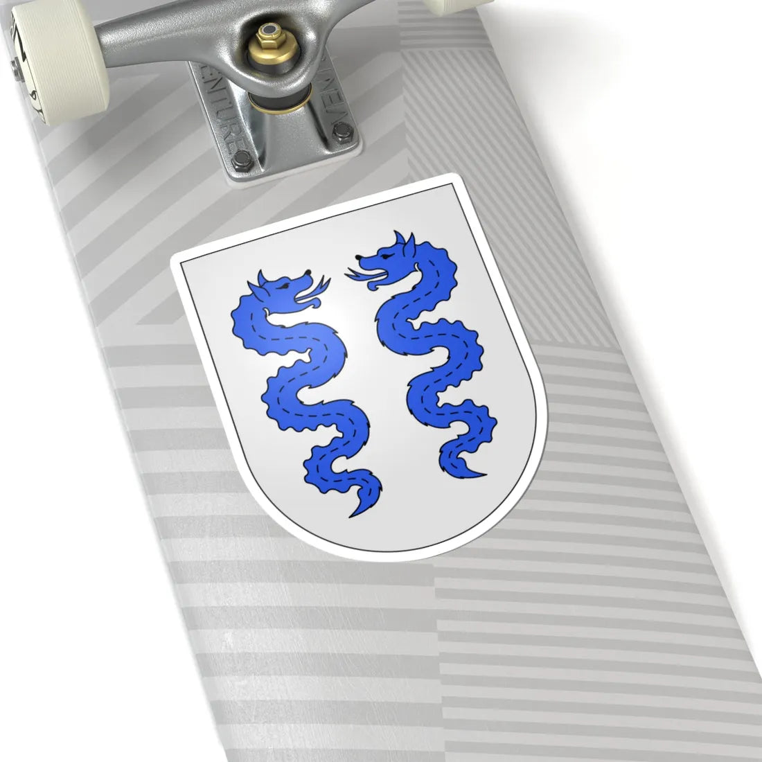 Bissone-coat of arms (Switzerland) (Coat of Arms) STICKER Vinyl Kiss-Cut Decal - The Sticker Space