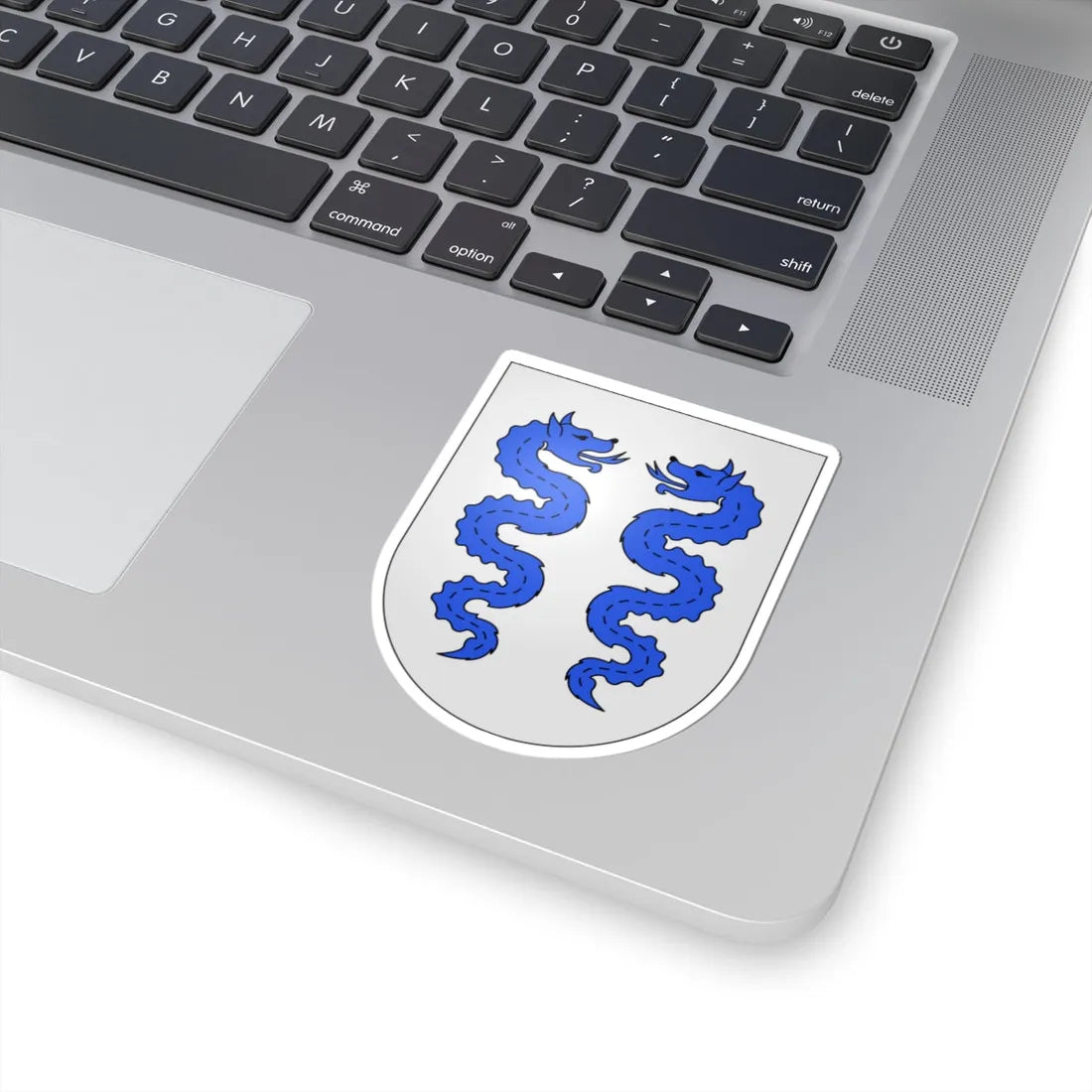 Bissone-coat of arms (Switzerland) (Coat of Arms) STICKER Vinyl Kiss-Cut Decal - The Sticker Space