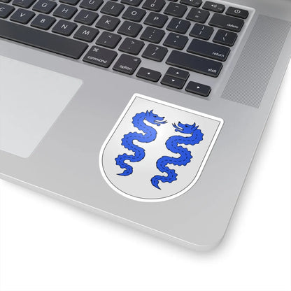 Bissone-coat of arms (Switzerland) (Coat of Arms) STICKER Vinyl Kiss-Cut Decal - The Sticker Space