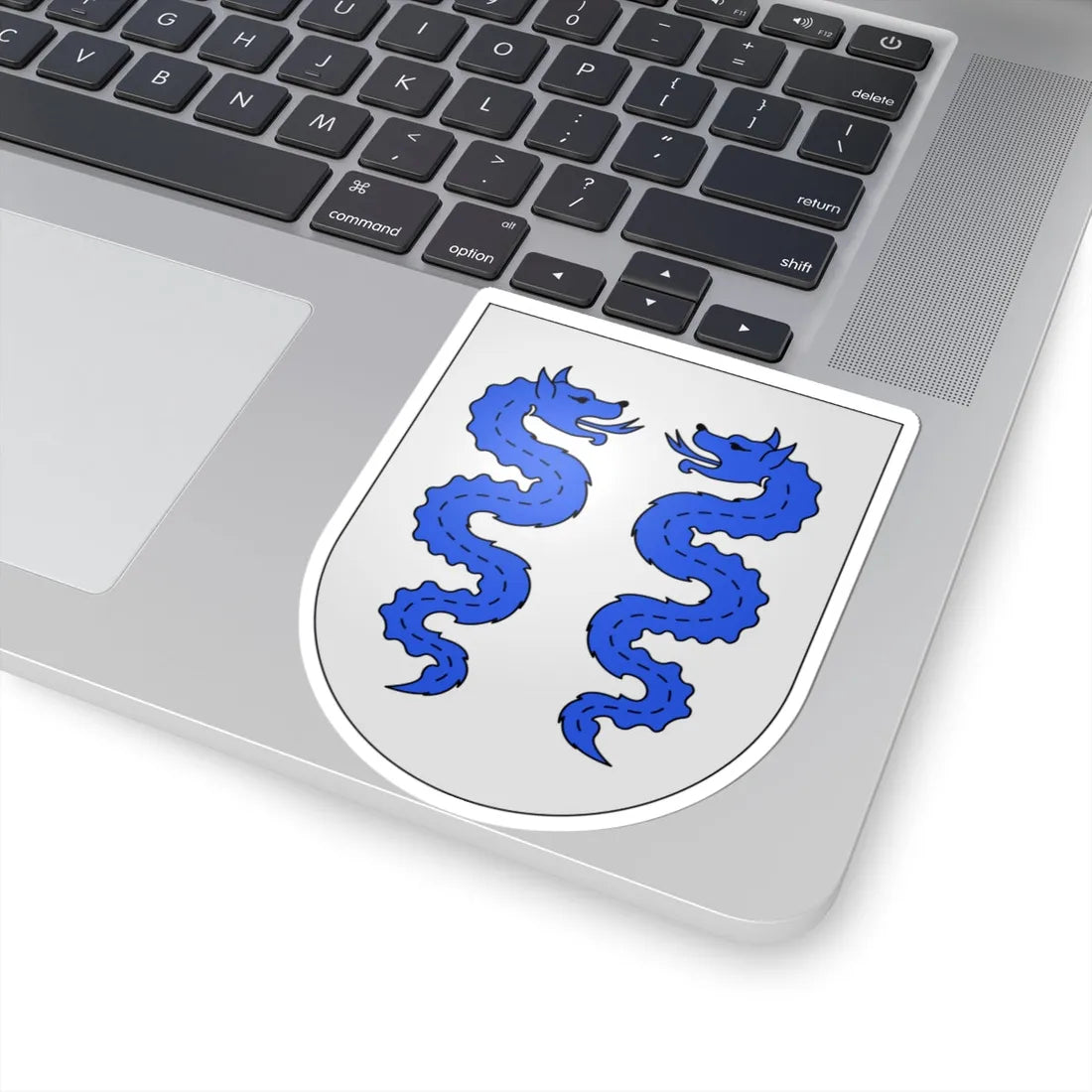 Bissone-coat of arms (Switzerland) (Coat of Arms) STICKER Vinyl Kiss-Cut Decal - The Sticker Space