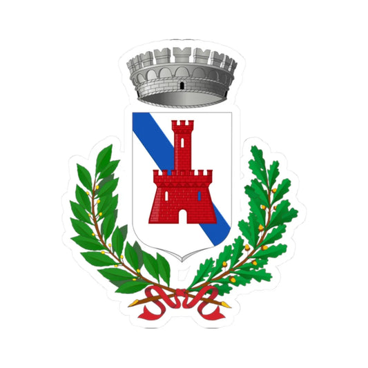Bistagno-Stemma (Italy) (Coat of Arms) STICKER Vinyl Kiss-Cut Decal 2 Inch White - The Sticker Space