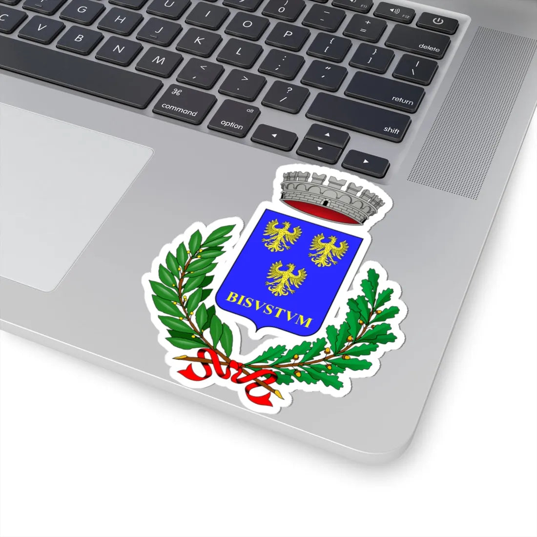Bisuschio-Stemma (Italy) (Coat of Arms) STICKER Vinyl Kiss-Cut Decal - The Sticker Space