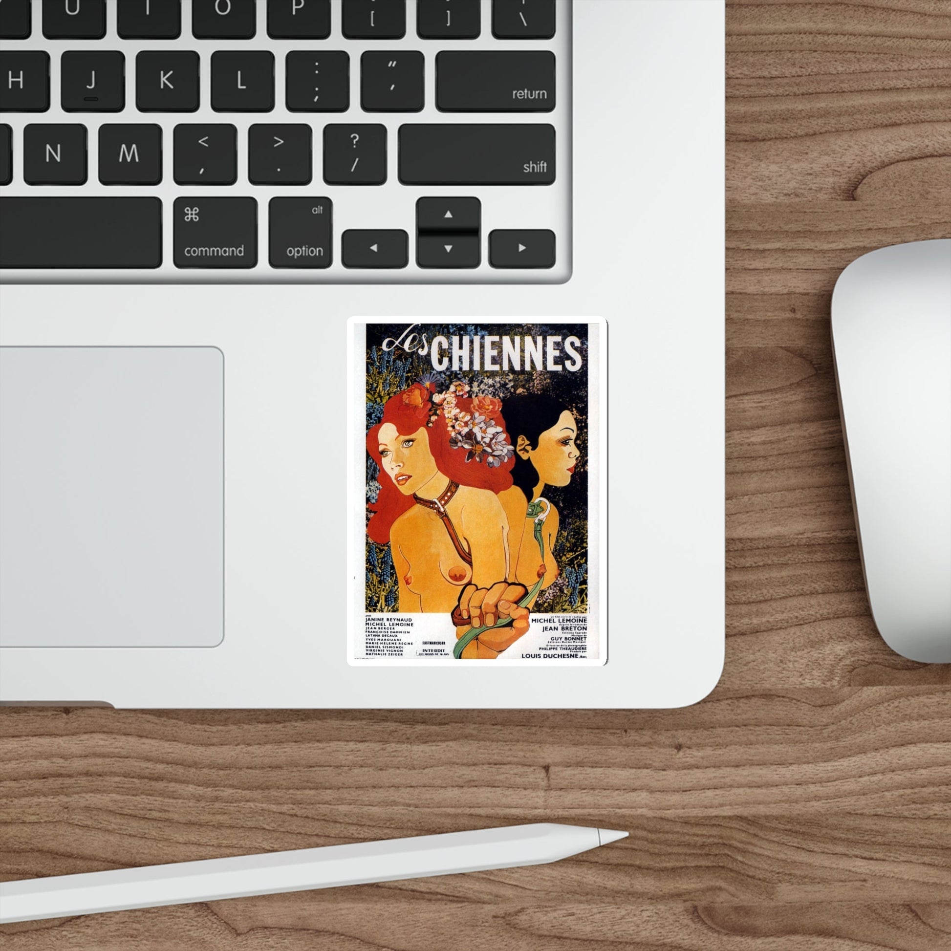 BITCHES (Les chiennes) 1973 Movie Poster STICKER Vinyl Die-Cut Decal-The Sticker Space