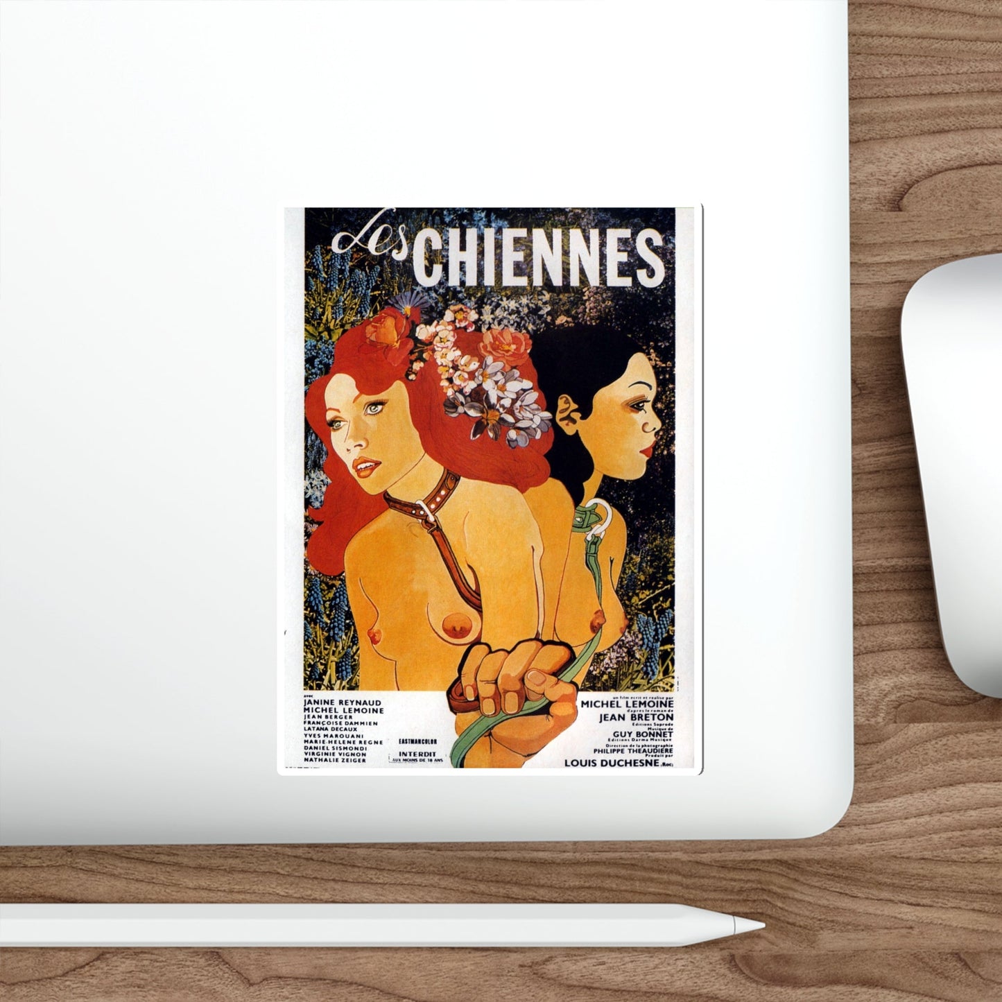 BITCHES (Les chiennes) 1973 Movie Poster STICKER Vinyl Die-Cut Decal-The Sticker Space