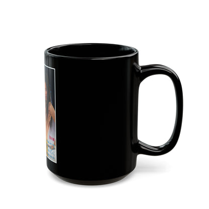 BITING THE LIFE Movie Poster - Black Coffee Mug-The Sticker Space