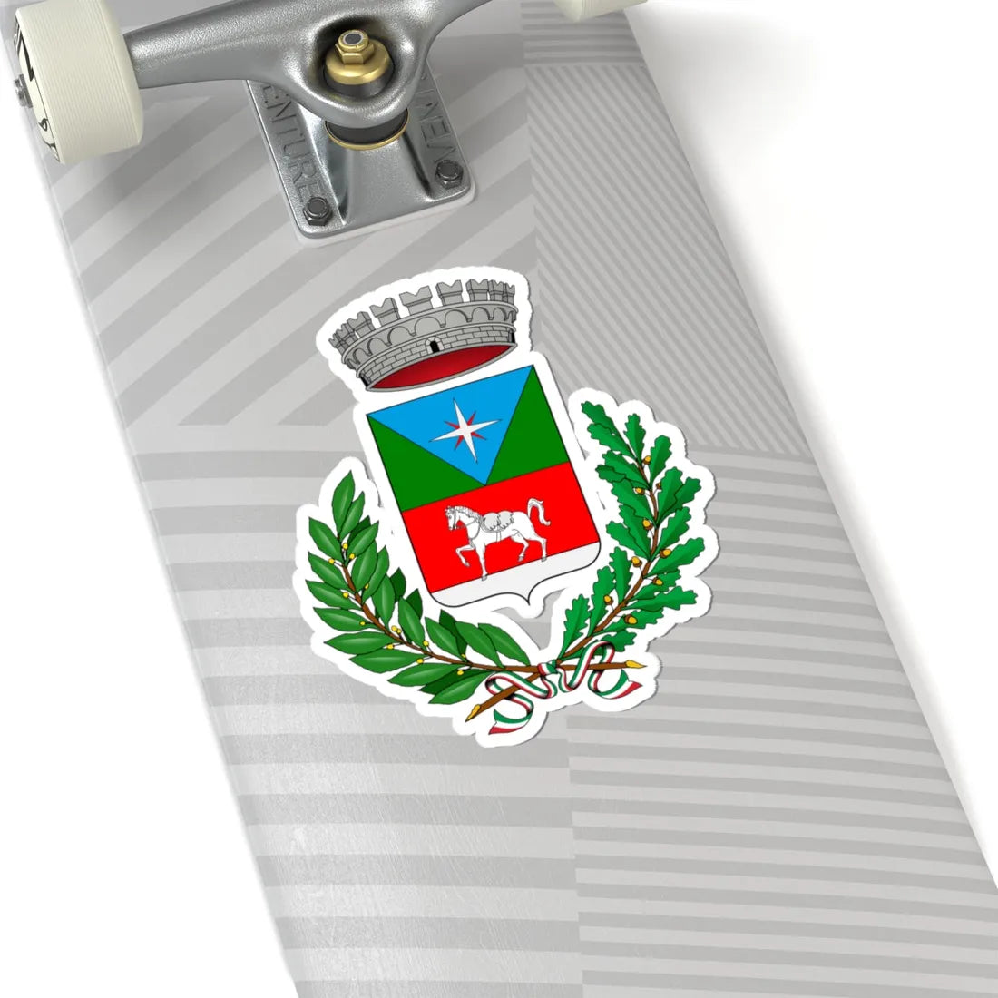 Bizzarone-Stemma (Italy) (Coat of Arms) STICKER Vinyl Kiss-Cut Decal - The Sticker Space