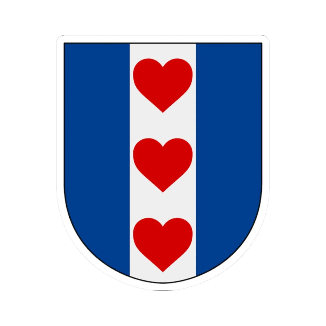 Bjälbo församling vapen (Sweden) (Coat of Arms) STICKER Vinyl Kiss-Cut Decal 2 Inch White - The Sticker Space