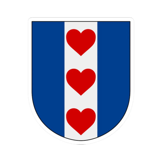 Bjälbo församling vapen (Sweden) (Coat of Arms) STICKER Vinyl Kiss-Cut Decal 2 Inch White - The Sticker Space