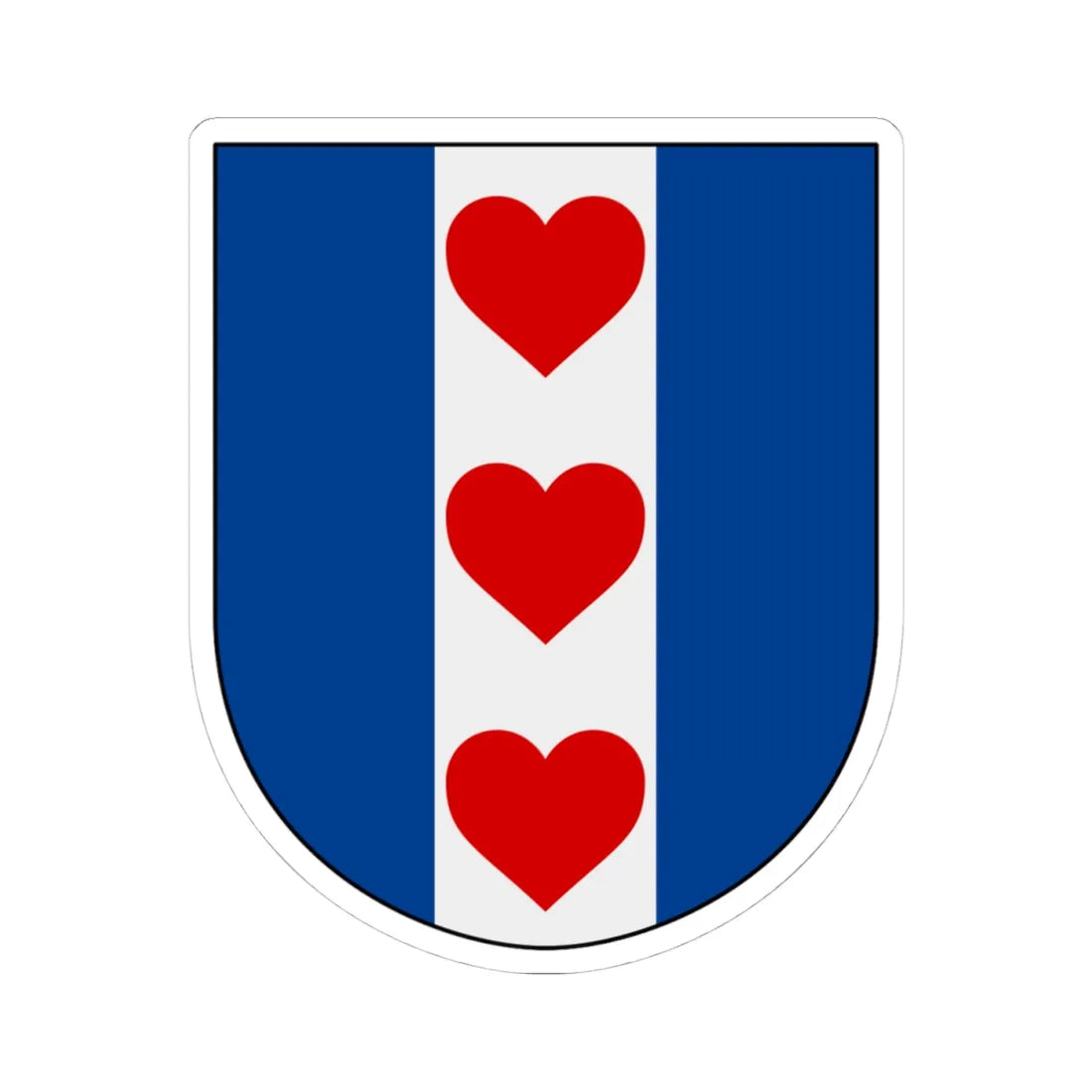 Bjälbo församling vapen (Sweden) (Coat of Arms) STICKER Vinyl Kiss-Cut Decal 4 Inch White - The Sticker Space