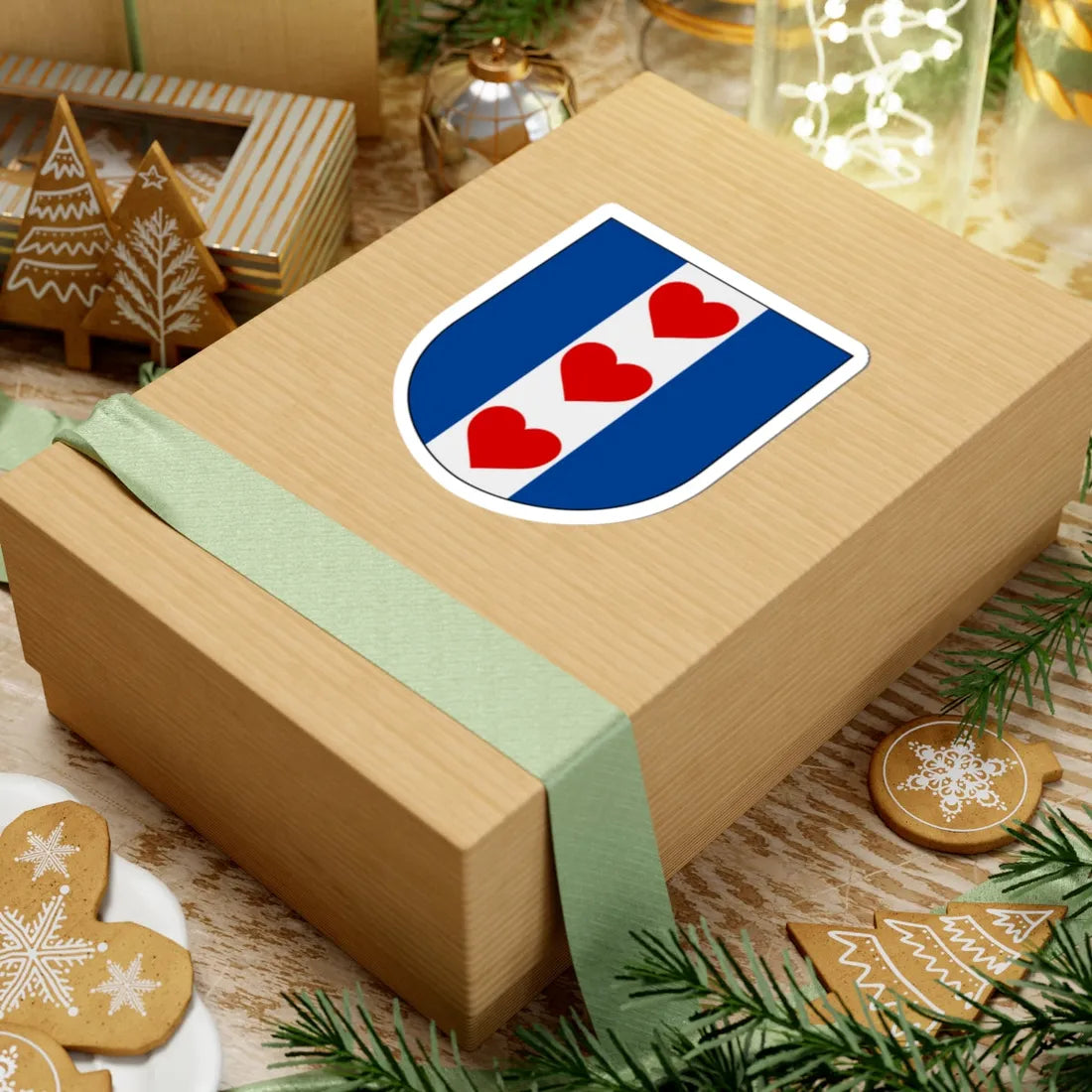 Bjälbo församling vapen (Sweden) (Coat of Arms) STICKER Vinyl Kiss-Cut Decal - The Sticker Space