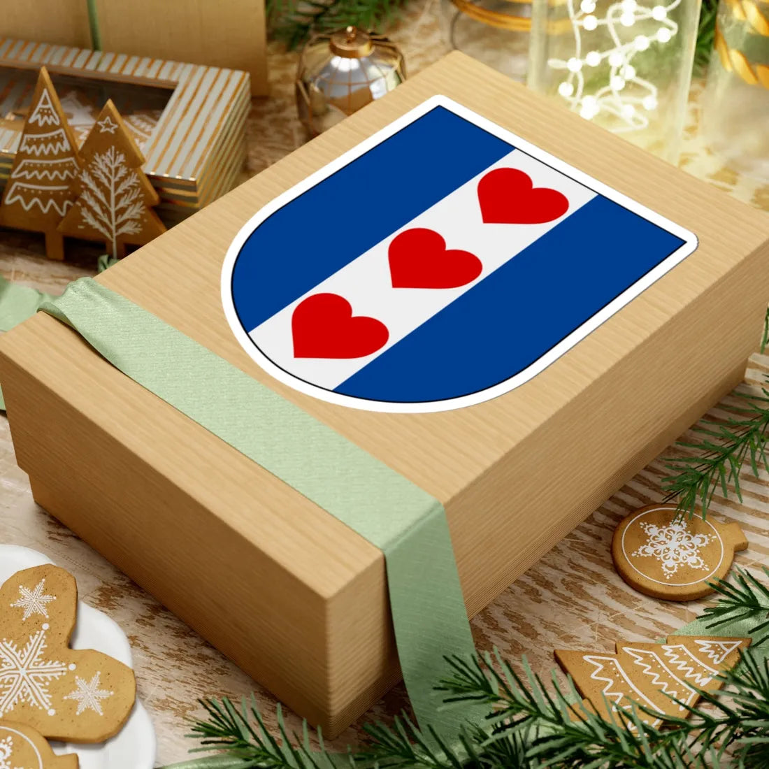 Bjälbo församling vapen (Sweden) (Coat of Arms) STICKER Vinyl Kiss-Cut Decal - The Sticker Space