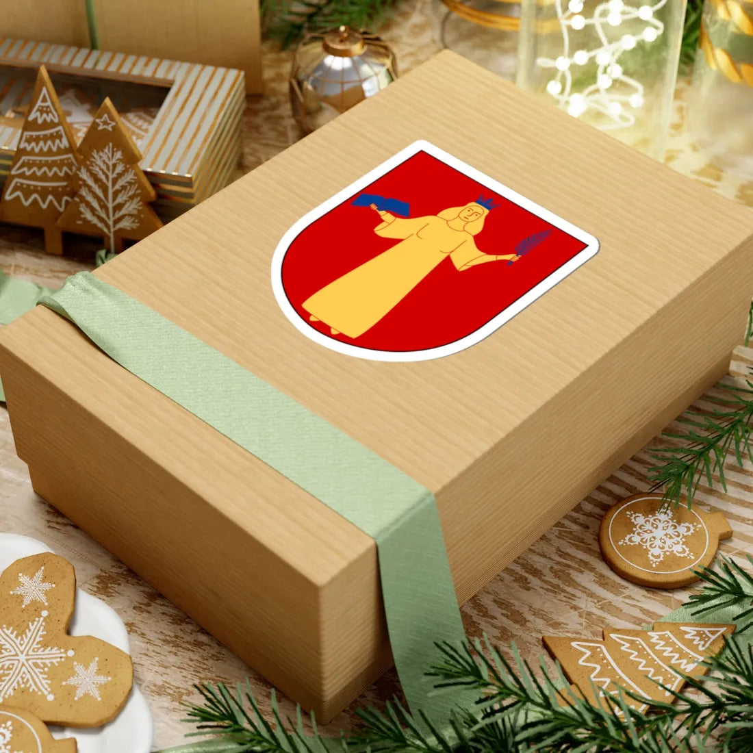 Bjäre vapen (Sweden) (Coat of Arms) STICKER Vinyl Kiss-Cut Decal - The Sticker Space