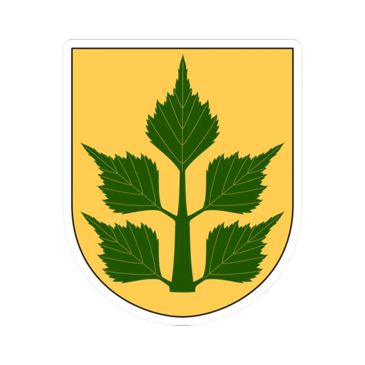 Björkekind vapen (Sweden) (Coat of Arms) STICKER Vinyl Kiss-Cut Decal 2 Inch White - The Sticker Space