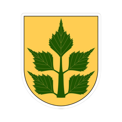 Björkekind vapen (Sweden) (Coat of Arms) STICKER Vinyl Kiss-Cut Decal 3 Inch White - The Sticker Space