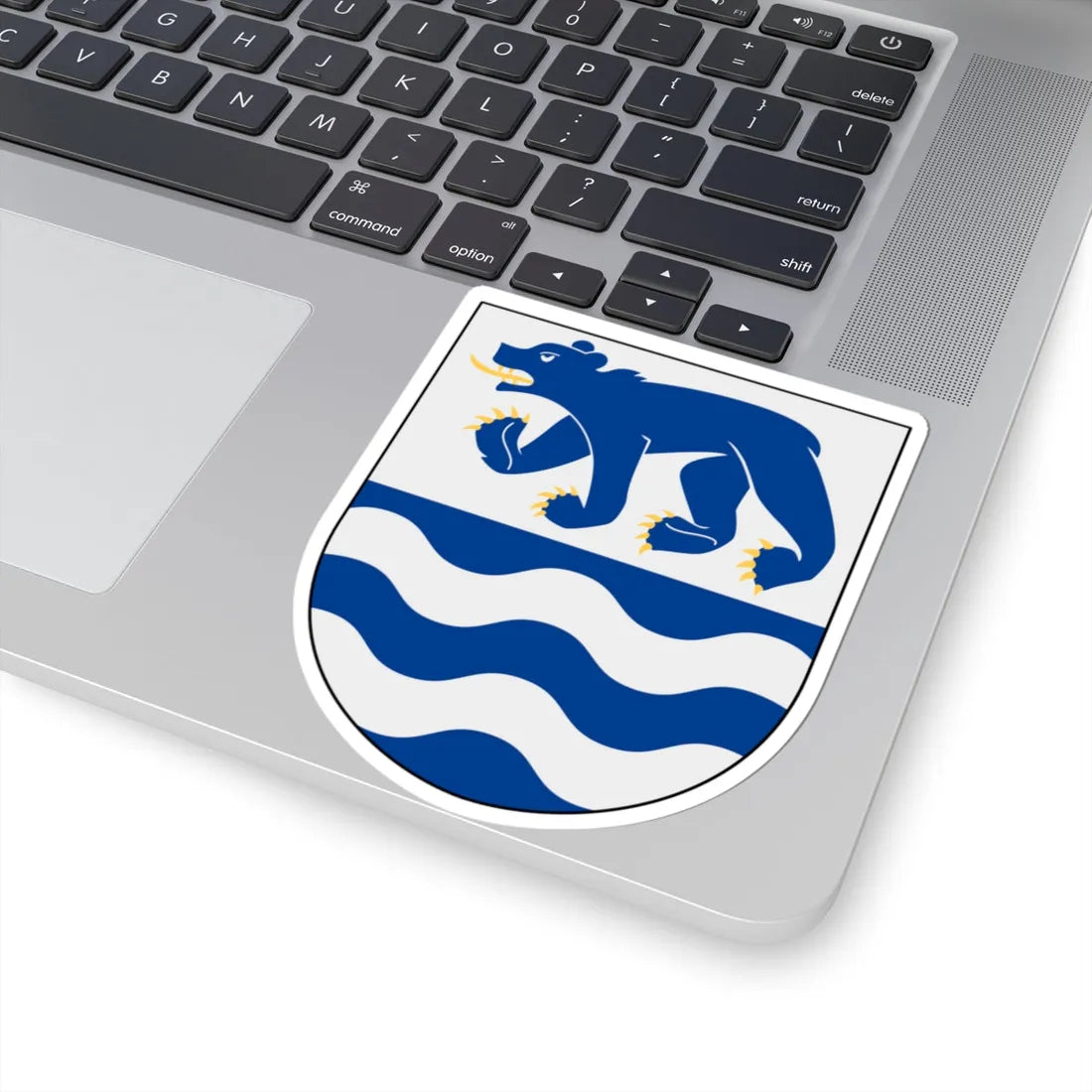 Björna vapen (Sweden) (Coat of Arms) STICKER Vinyl Kiss-Cut Decal - The Sticker Space