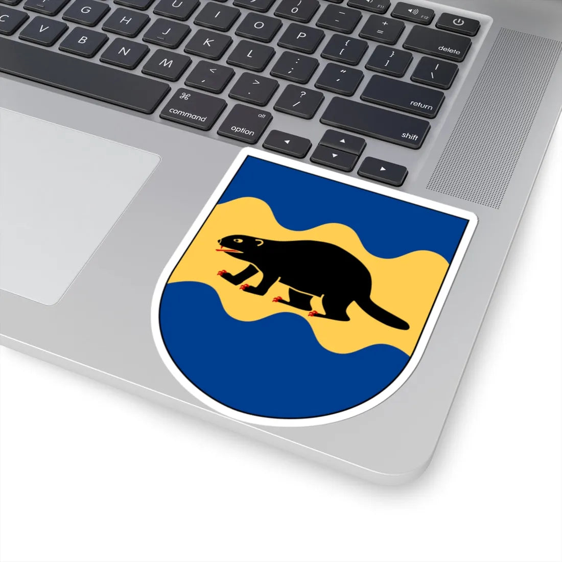 Bjurholm vapen (Sweden) (Coat of Arms) STICKER Vinyl Kiss-Cut Decal - The Sticker Space